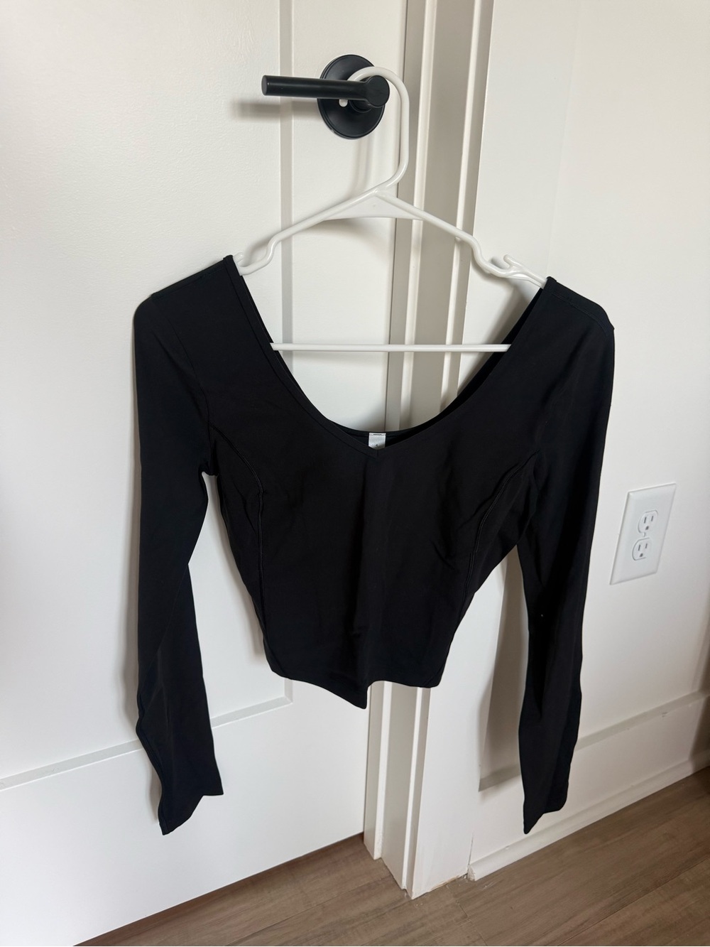 lululemon athletica Black Long-Sleeve Align tee